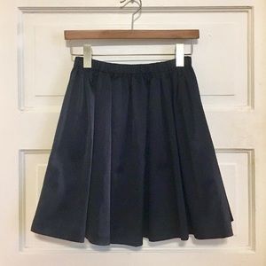 Kate Spade Black Satin Circle Skirt, size 4